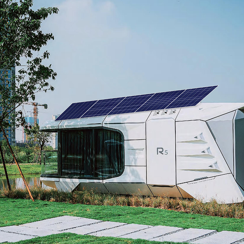 Customized Pre-Fab Folded Container House with Solar System for Apartment Hotel Room Campsite Garden Expandable for Home Use Customized Fast Install Expandable Prefab Container House Homes with Solar 