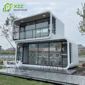 XZZEnergy 20ft Off-Grid Apple Mobile Cabin Integrated Solar Panel & Energy Storage Apple Cabin Housing Solution with bedroom,kitchen,bathroom for Hotel/Office use