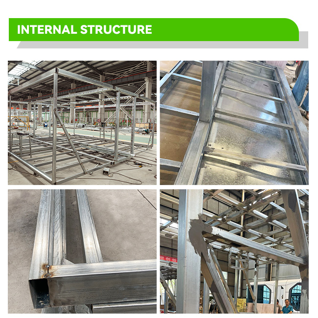 Solar Ready Portable Prefab Expandable Container Foldable Tiny Home Luxury 40ft Prefabricated House Complete Set Off Grid Living Solution Solar Energy System Container House