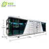 XZZENERGY 33 squares Solar Capsule Mobile House with Solar Energy Solutions and bedrooms kitchen bathroom all included for Off-Grid Living Enthusiasts Government&Tourism Dpartments(for Scenic Sports）