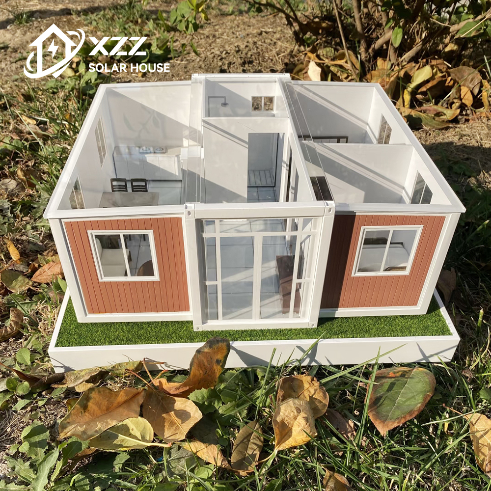 XZZ SOLAR HOUSE 20ft Expandable Modular Home | 2 Bedroom Tiny Home | Portable Prefab Unit