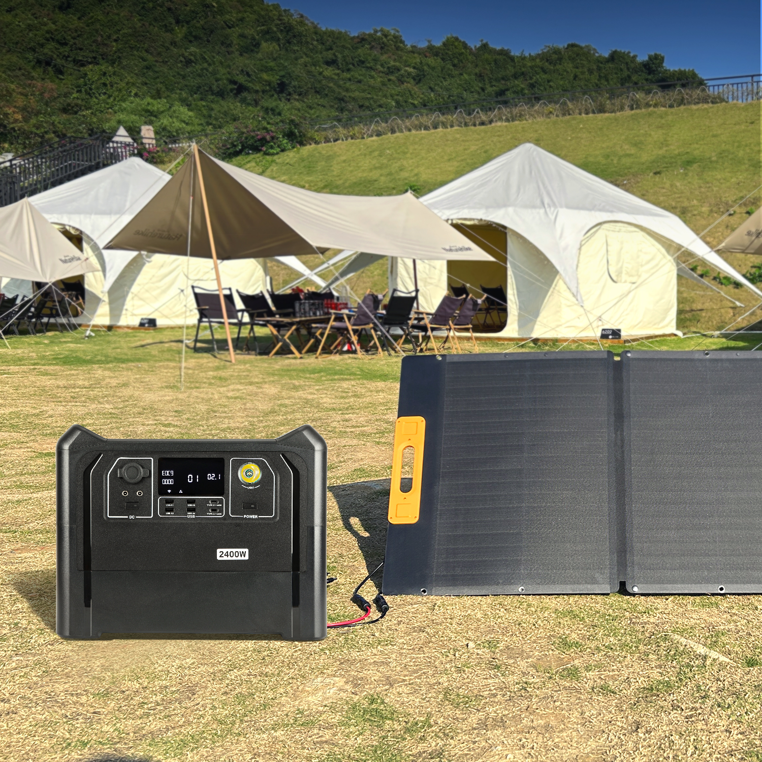 2400W Portable Power Station/ Solar Generator ODM/OEM Mobile Power Supply LiFePO4 Battery