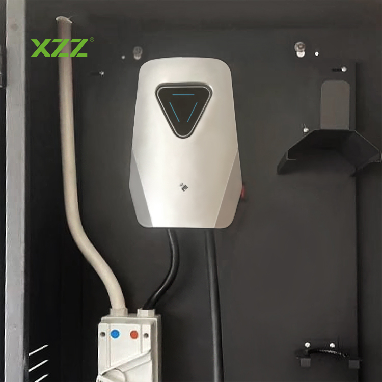  XZZ Home AC EV Charg 7KW 11KW 22KW EV Charging Station WiFi APP Control Adjustable EV & Plug-in Hybrid Car Charger Ocpp1.6 for All Electric Car 