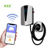 XZZ 7KW 11KW 22KW 4.3inch LCD Screen Mobile Home AC EV Charger Wallbox EV Charging Station WiFi Smart APP Control High-Efficiency Wall-mounted Car Charger OCPP1.6 for All Electric Car 