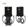 XZZ DC Double Gun EV Charger 40KW/60KW EV Charging Station WiFi Smart APP Control OCPP Fast Car Charger Mini DC Charging Station Wall-mounted Or Pole-mounted CCS1/2