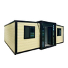  Expandable Container with Bathroom Prefabricated Modular House Container House with Solar Foldable Tiny Home Luxury 20FT 40FT Prefabricated House Expandable House