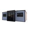 Portable Prefab Expandable Container House With Solar Ready To Live Foldable Tiny Home Luxury 20ft 40ft Prefabricated House Complete Set Off Grid Living Solution Solar Energy System Container House