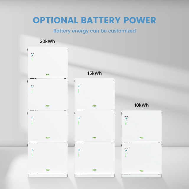 10240Wh 51.2V Energy Storage Stacked LiFePO4 Batteries Home Solar System Lithium Battery Energy Storage.
