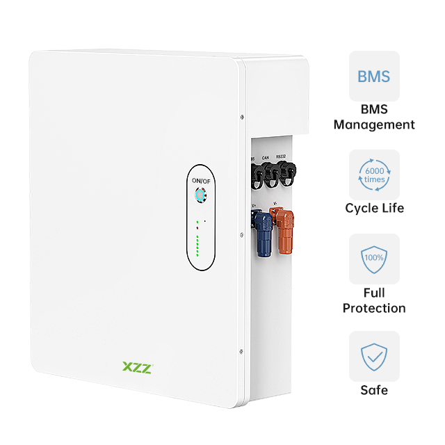  XZZ New Hot Wall-Rack Mount Dual Use 51.2v 100ah 5.12kwh Lifepo4 Lithium Ion Battery For Solar System Home Energy Storage Syst.