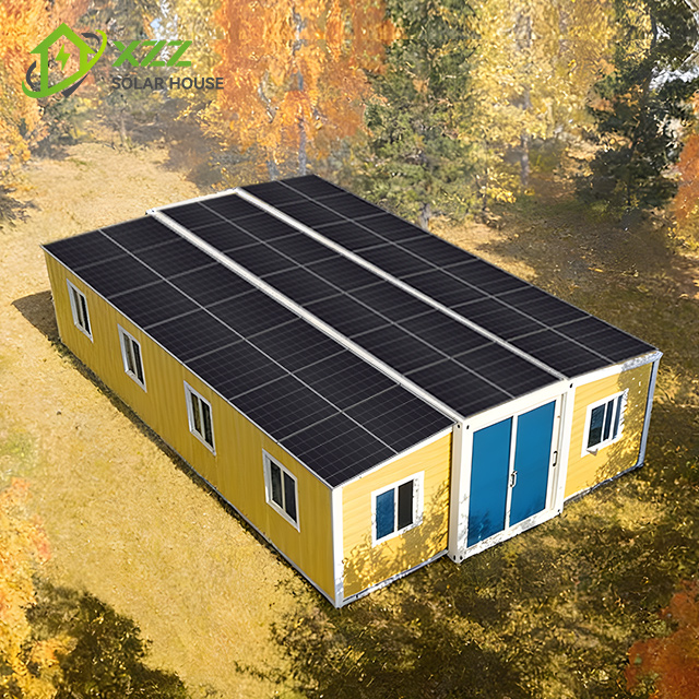 Premium XZZ-40ft Solar energy expandable container house manufacturer Integrated 5-25kW solar system and rapid assembly The ultimate Green Energy Housing Solution for global B2B buyers