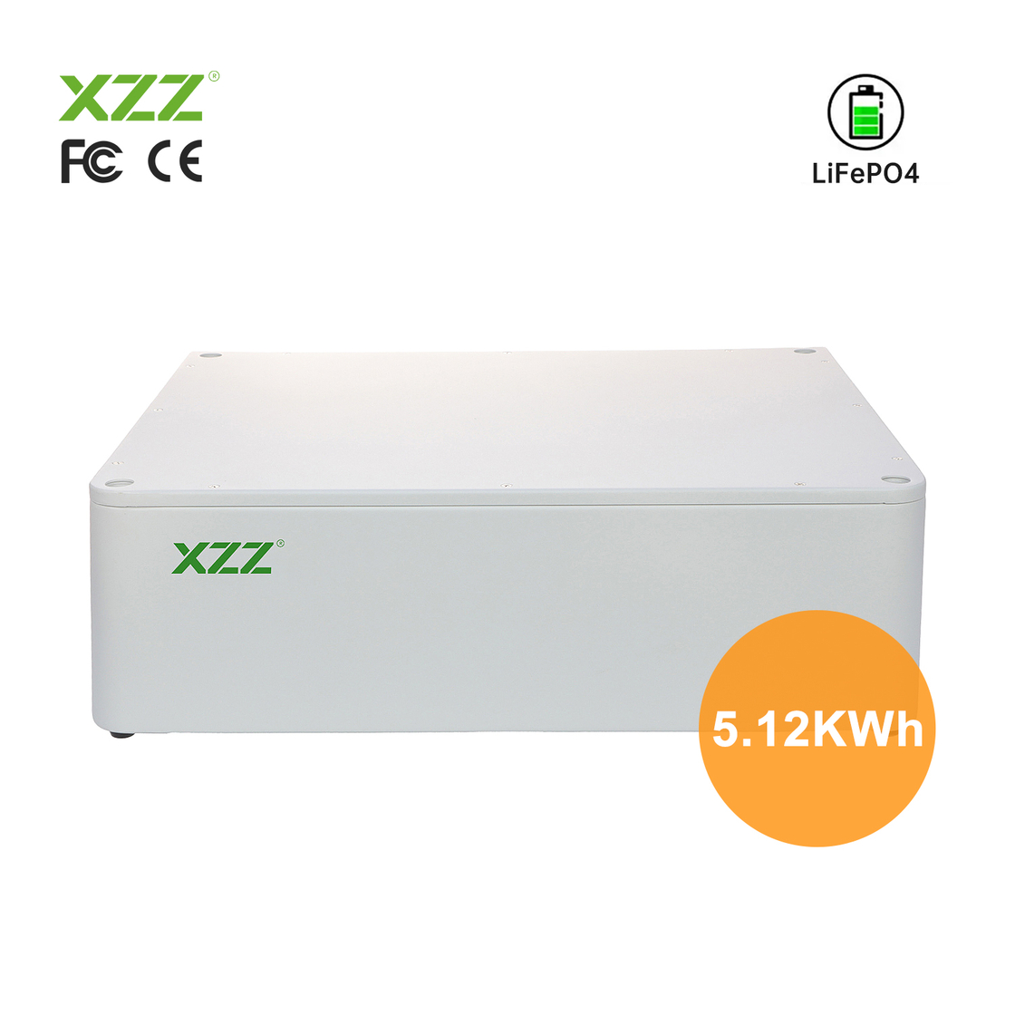  Stackable LiFePO4 Battery 5KWh Home Energy Storage Systems Rechargeable Home Energy Storage Lithium Battery LiFePO4 Battery Pack Solar Home Energy Storage System 