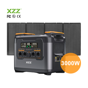 Portable Power Station 3000W Solar Generator for Camping, Home Backup LMFP Battery Mobile Power Supply