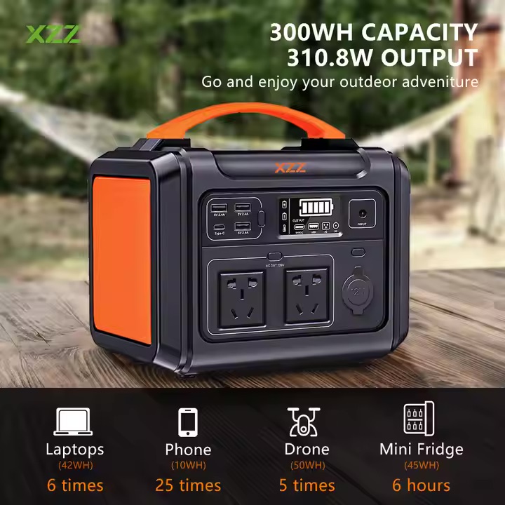 ODM/OEM Portable Power Station 300W Solar Generator 220V Emergency Power Mobile Power Supply