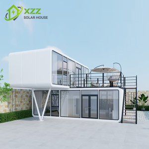 XZZEnergy Solar Off-Grid Apple Mobile Cabin Integrated Solar Panel & Energy Storage Apple Cabin Housing Solution with bedroom,kitchen,bathroom for Hotel/Office use