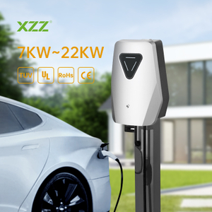  XZZ Home AC EV Charg 7KW 11KW 22KW EV Charging Station WiFi APP Control Adjustable EV & Plug-in Hybrid Car Charger Ocpp1.6 for All Electric Car 