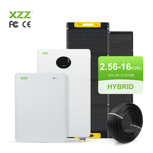 Home Use Solar Energy System Complete Kit 2.56KW 3.43KW 5.12KW 10KW 16KW Hybrid On&Off Grid Solar Panels Home Energy Storage System BESS