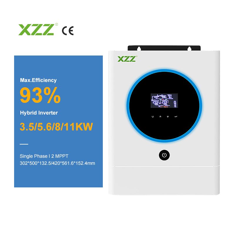 Hybrid MPPT Hybrid Solar Inverter 4KW 6KW Inverter Solar Power System Energy Storage Inverter Home Hybrid Inverter Solar Controller For Energy Storage System Pure Sine Wave Single Phase