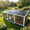 XZZENERGY Off-Grid 20ft Prefab Modular Expandable Container House Factory Sell Directly with 3bedrooms,kitchen and bathroom solar energy included.60kwh solar solutions