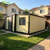 XZZENERGY Solar Energy 100% totally Off-Grid 20ft Prefab Modular Expandable Container House with 2bedrooms,kitchen and bathroom solar energy included.30kwh Power perday
