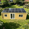 XZZENERGY Off-Grid 20ft Prefab Modular Expandable Container House with Solar Energy 32KWH And EV Charger,Make Power Easily And Green Power