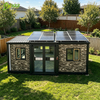 XZZENERGY Off-Grid 20ft Smart Expandable Home for Modern Family Living with solar energy system solutions 32kwh per day supply