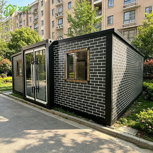 XZZENERGY Off-Grid 20ft Prefab Modular Expandable Container House Factory Sell Directly with 3bedrooms,kitchen and bathroom solar energy included.60kwh solar solutions