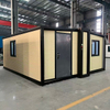 XZZENERGY Solar Energy 100% totally Off-Grid 20ft Prefab Modular Expandable Container House with 2bedrooms,kitchen and bathroom solar energy included.30kwh Power perday