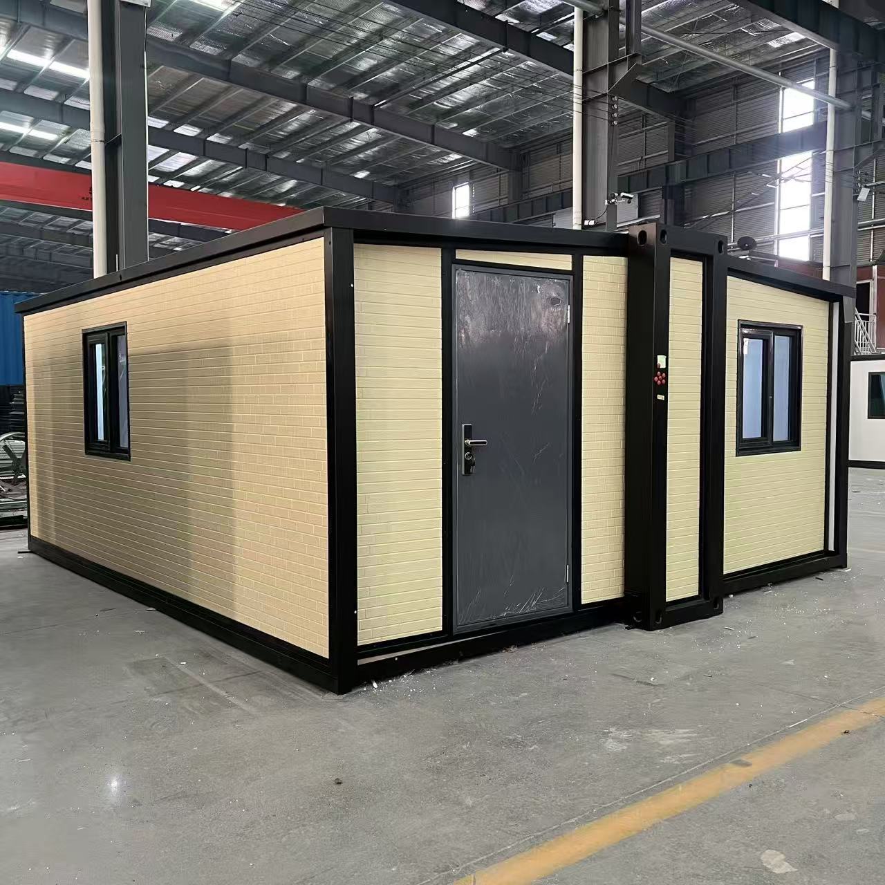 XZZENERGY Solar Energy 100% totally Off-Grid 20ft Prefab Modular Expandable Container House with 2bedrooms,kitchen and bathroom solar energy included.30kwh Power perday