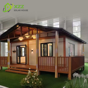 XZZENERGY 20ft Prefab Modular Expandable Container House 100% Off-grid with porch 2bedrooms,kitchen And Bathroom Solar Energy Included.32kwh Power Perday