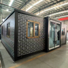 XZZENERGY Off-Grid 40ft Prefab Modular Expandable Container House Factory Sell Directly with 3bedrooms,kitchen and bathroom solar energy included.60kwh solar solutions
