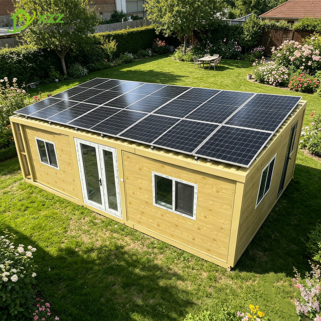 XZZENERGY Off-Grid 20ft Smart Expandable Home for Modern Family Living with solar energy system solutions 32kwh per day supply