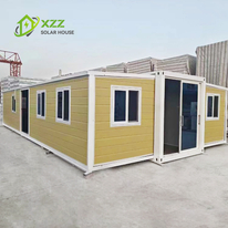 XZZENERGY Solar Energy Off-Grid Energy Pefab Home 40ft Prefab Modular Expandable Container House with 2bedrooms,kitchen And Bathroom Solar Energy Included.30kwh Power Perday