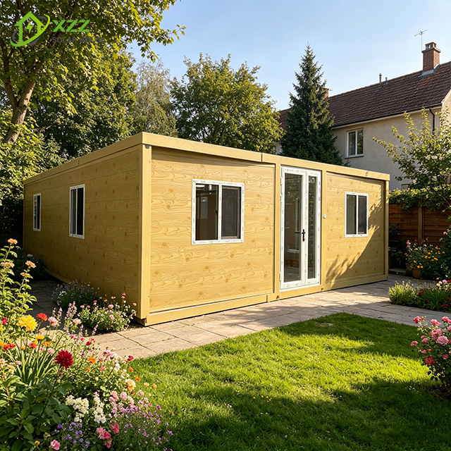 XZZENERGY Off-Grid 20ft Prefab Modular Expandable Container House Factory Sell Directly with 3bedrooms,kitchen and bathroom solar energy included.60kwh solar solutions
