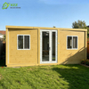 XZZENERGY Off-Grid 20ft Prefab Modular Expandable Container House Factory Sell Directly with 3bedrooms,kitchen and bathroom solar energy included.60kwh solar solutions